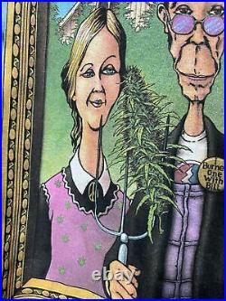 Vintage Grateful Dead American Home Grown Weed Marijuana Tie Dye T-Shirt Sz. XL