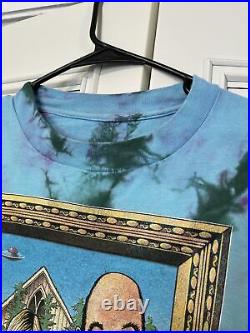 Vintage Grateful Dead American Home Grown Weed Marijuana Tie Dye T-Shirt Sz. XL