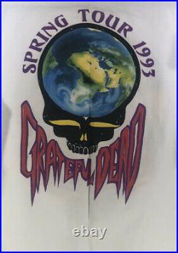 Vintage Grateful Dead Animals Rainforest Spring Tour 1993 Concert T Shirt XL