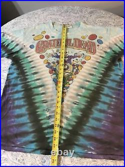 Vintage Grateful Dead April 1991 Las Vegas T Shirt XL Liquid Blue Made Usa