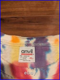 Vintage Grateful Dead April Fools T Shirt Tie Dye Wayne Damage Mens XL