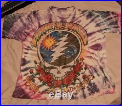 Vintage Grateful Dead Band T Shirt 1995 Spring Tour