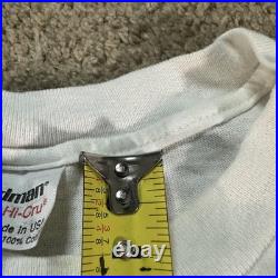 Vintage Grateful Dead Bart Simpson Shirt Mens XL White Stedman Calvin Hobbs USA