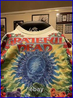 Vintage Grateful Dead Bears Liquid Blue 1997 Shirt Mens XL Tie Dye Item Is USED