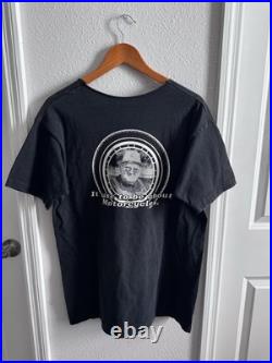 Vintage Grateful Dead Biker Deadendless Highway Deadicated T Shirt Sz L 21x29.5