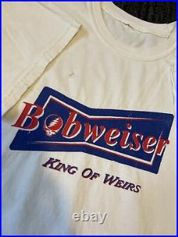 Vintage Grateful Dead Bob Weir Lot Tee Shirt Budweiser Size XL