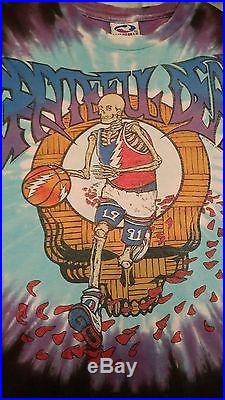 Vintage Grateful Dead Boston Garden Celtics 1991 Concert Tour T-shirt Tye Dye XL