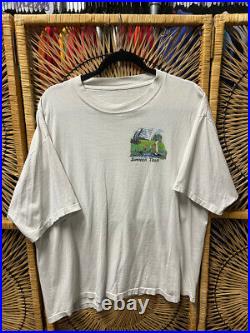 Vintage Grateful Dead Calvin & Hobbes Summer Tour Concert White T-Shirt Size XL