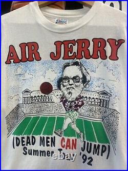 Vintage Grateful Dead Chicago Bulls Air Jerry Shirt Size Large RARE