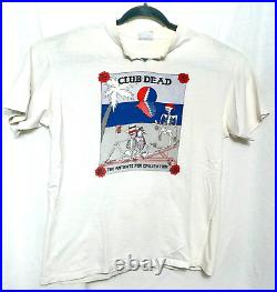 Vintage Grateful Dead Club Dead Antidote For Civilization T-Shirt Men's L USA