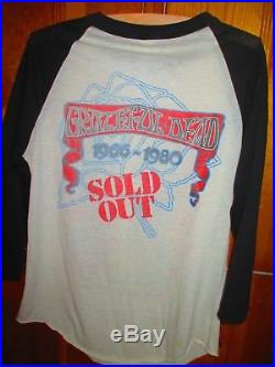 Vintage Grateful Dead Concert T-Shirt St. Stephen, 1980 Tour