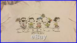 Vintage Grateful Dead Concert T shirt 1990 Loose Lucy Charlie Brown Snoopy 2 Sid