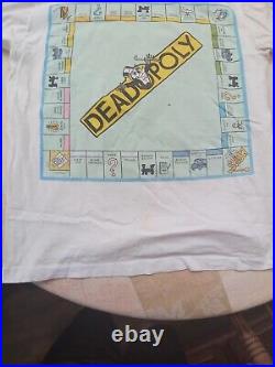 Vintage Grateful Dead Deadopoly Large Concert T-Shirt