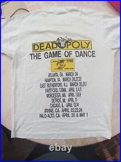 Vintage Grateful Dead Deadopoly Large Concert T-Shirt