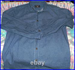 Vintage Grateful Dead Denim Shirt Lightly Worn, 100% Cotton Size Large