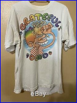 Vintage Grateful Dead Europe 72 Tour Shirt Size XL RARE AUTHENTIC
