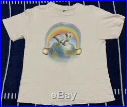 Vintage Grateful Dead Europe Shirt Stanley Mouse Promo 70s Band Rock Jerry