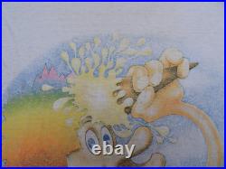 Vintage Grateful Dead European Tour Ice Cream Kid Yellow Shirt XL Hanes Single