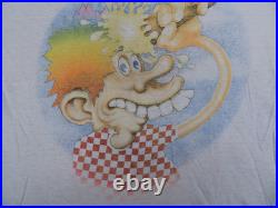 Vintage Grateful Dead European Tour Ice Cream Kid Yellow Shirt XL Hanes Single