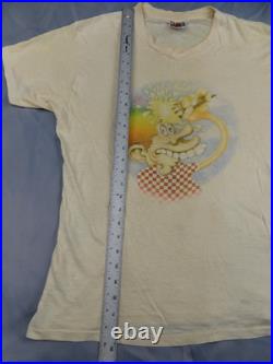 Vintage Grateful Dead European Tour Ice Cream Kid Yellow Shirt XL Hanes Single