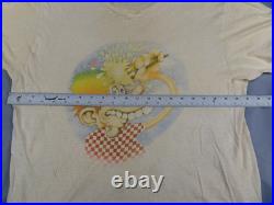 Vintage Grateful Dead European Tour Ice Cream Kid Yellow Shirt XL Hanes Single