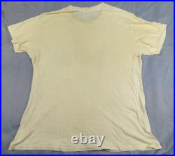 Vintage Grateful Dead European Tour Ice Cream Kid Yellow Shirt XL Hanes Single