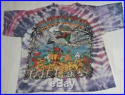 Vintage Grateful Dead Fall Tour 1994 Tie Dye T Shirt Single Stitch Great Graphic