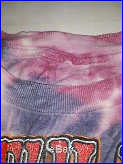 Vintage Grateful Dead Fall Tour 1994 Tie Dye T Shirt Single Stitch Great Graphic