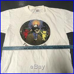 Vintage Grateful Dead Fare The Well T Shirt Jerry Bears 90s VTG USA Anvil