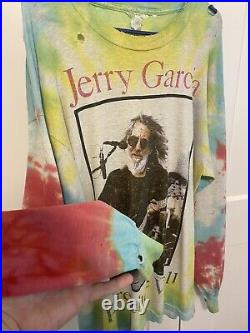 Vintage Grateful Dead Fare Thee Well Jerry Tribute LS Shirt Size XL RARE