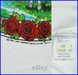 Vintage Grateful Dead GDP Skeleton Long Sleeve Tour 1984 Tee T Shirt Mint XS
