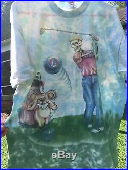 Vintage Grateful Dead Golf T Shirt 1994 Fruit Of The Loom XL