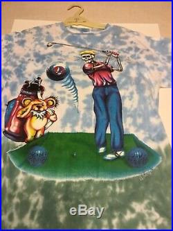 Vintage Grateful Dead Golf T Shirt 1994 NFA GRAPHICS Size LARGE