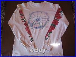 Vintage Grateful Dead Hanes Long Sleeve White T-shirt Size L