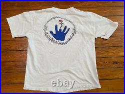 Vintage Grateful Dead Help on the Way Band T Shirt Concert Men Jerry's Hand