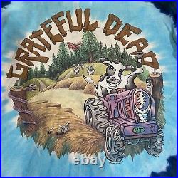 Vintage Grateful Dead High Gate Shirt Liquid Blue 1995 Size XL Single Stitched