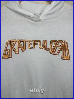 Vintage Grateful Dead Hoodie Shirt 70s 80s Thin Rare Band Merch Sz Small