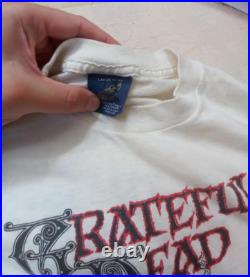 Vintage Grateful Dead It's Worth The Trip Smokin''87 Large Concert T-Shirt