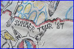 Vintage Grateful Dead It's Worth the Trip Summer Tour 87 Concert T-shirt Mens L