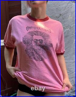 Vintage Grateful Dead Jerry Garcia Bootleg T-shirt XL TOWNCRAFT brand 1970s ORIG