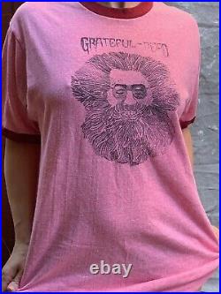 Vintage Grateful Dead Jerry Garcia Bootleg T-shirt XL TOWNCRAFT brand 1970s ORIG