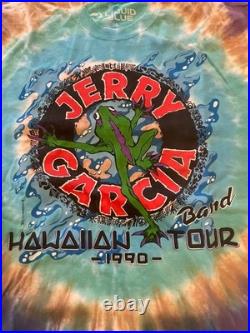 Vintage Grateful Dead Jerry garcia Band Hawaii 1990 Mint Large