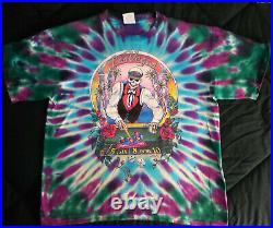 Vintage Grateful Dead Las Vegas. 1992 Tye Die T-Shirt XL EX Condition
