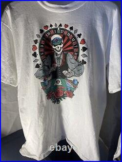 Vintage Grateful Dead Las Vegas 1995 Not Fade Away Graphics Large Tour Shirt