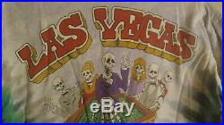 Vintage Grateful Dead Las Vegas April 27-28, 1991 Tie Dye Shirt