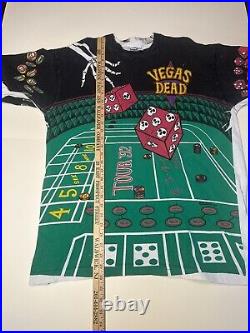 Vintage Grateful Dead Las Vegas Shirt XL 1992 May 29 30 31 all over print AOP