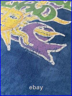 Vintage Grateful Dead Liquid Blue 1994 T Shirt XL Dancing Skeleton Single Stitch
