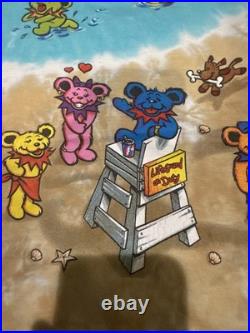 Vintage Grateful Dead Liquid Blue Beach Bears 1999 Shirt X-LARGE
