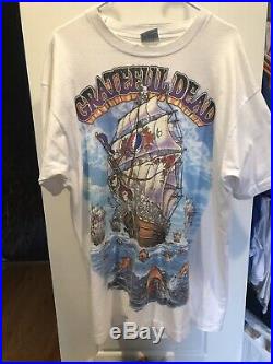 Vintage Grateful Dead Liquid Blue Fall Tour Band T-Shirt