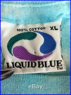 Vintage Grateful Dead Liquid Blue Size XL Tie Dyed Single Stitched (A1)